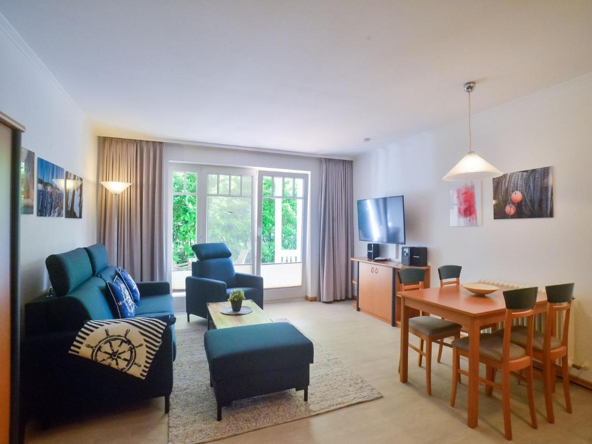Duenenpark Binz - Komfort Ferienwohnung Mit 1 Schlafzimmer Und Terrasse Im Erdgeschoss 199 Bagian luar foto